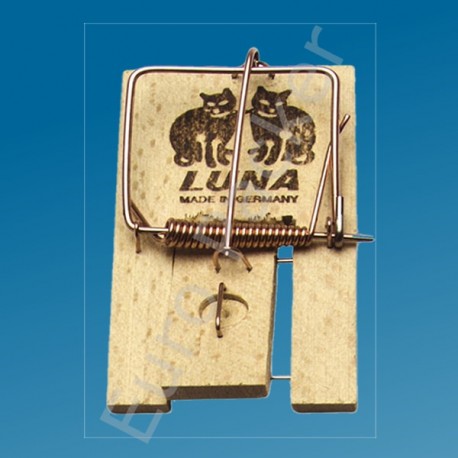 Houten muizenval per set van 5